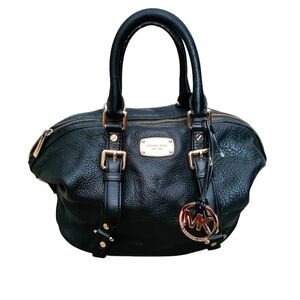 Michael Michael Kors Bedford Pebbled Leather Satchel